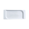 Porzellan-Essteller, fliegender rechteckiger Teller, 13,25 Zoll, Größe (cm), L x B x H: 33,7 x 19,2 x 2,7