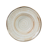 Suppenteller mit breitem Rand, cremebeige, rustikal