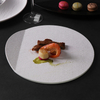 Unregelmäßiger runder Porzellan-Mattteller-Keramik-Essteller für Restaurants