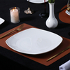 Hochwertiger rechteckiger Teller für Restaurants, rechteckig, 25,4 x 11,4 cm