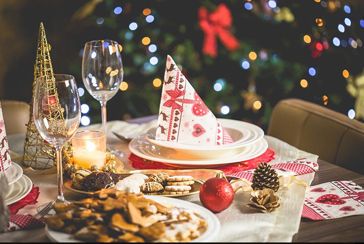 Moderne Weihnachtsverkaufsargumente Weiße Porzellanteller 