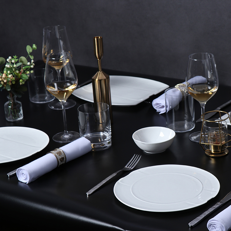 9/11/13/15 Zoll Restaurantteller, Porzellan, quadratisch, Keramik, quadratische Platzteller