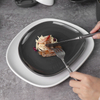 Lieblingsdekoration des Küchenchefs, unregelmäßige quadratische Keramik, Platos Sterne, Hotel, Restaurant, Geschirr, Teller, Porzellan