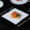 9/11/13/15 Zoll Restaurantteller, Porzellan, quadratisch, Keramik, quadratische Platzteller