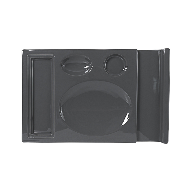 Kundenspezifische Fachplatten Krabbenplattenhalter Fabrikpreis OEM/ODM Chaozhou Keramikhersteller