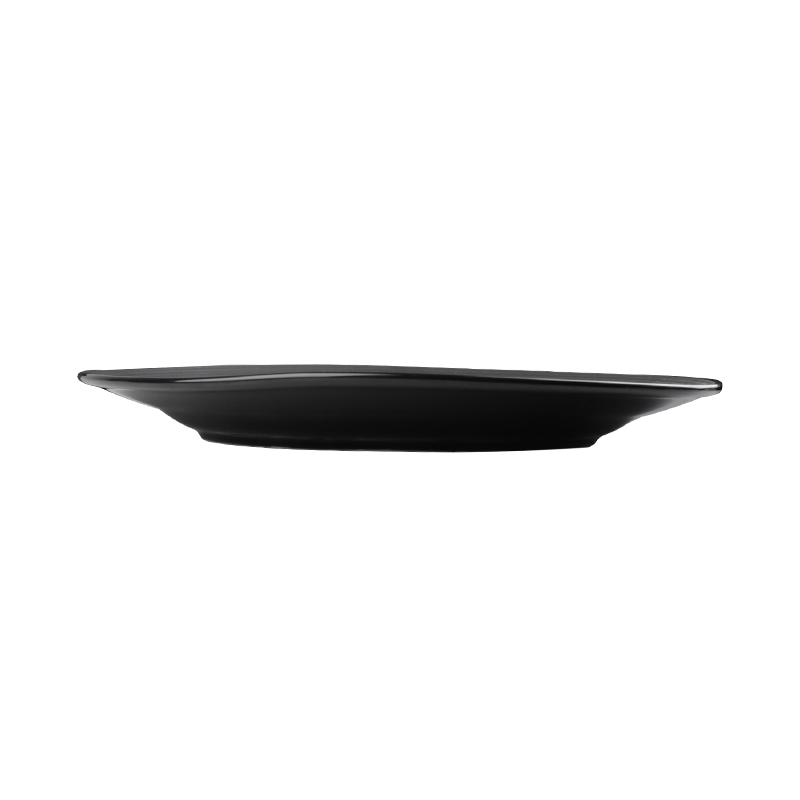 Design-Reisschüssel aus mattschwarzer Keramik