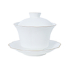 Traditionelle chinesische Teetassen aus Knochenporzellan