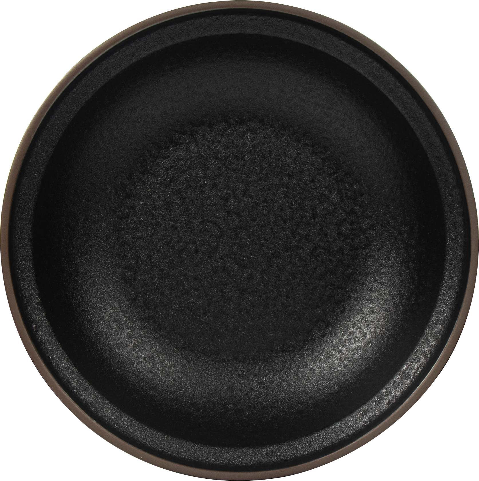 Tiefer Porzellanteller mit Deckel GET TORTILLERO mit TAPA 19,7 CM schwarz 