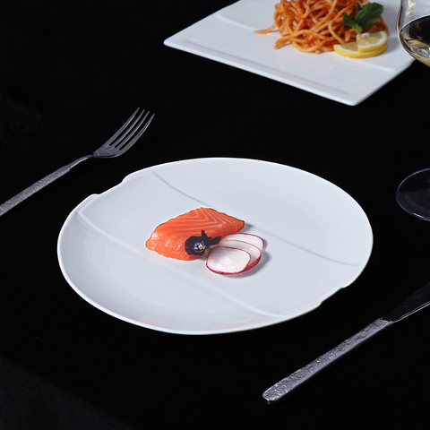 Restaurant-Geschirr, runder Vorspeisenteller, Keramik-Essteller, 10/12/14 Zoll 