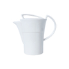 5 Unzen Keramik-Kaffeetassen-Untertasse, weißes Porzellan-Kaffeetassen-Set