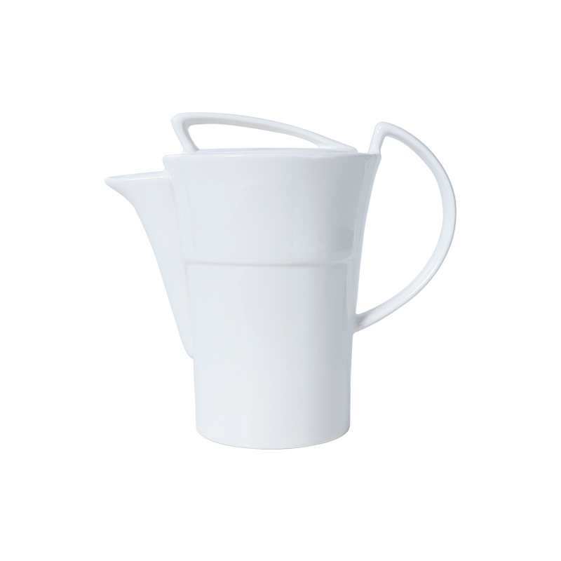 5 Unzen Keramik-Kaffeetassen-Untertasse, weißes Porzellan-Kaffeetassen-Set