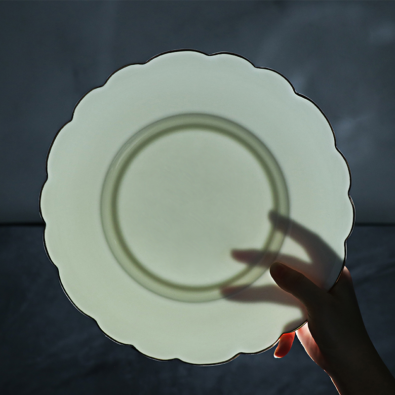 Traditionelle chinesische Teetassen aus Knochenporzellan