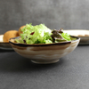Beigefarbenes Salatschüssel-Set aus Porzellan, Keramikteller-Set – 6/7/8 Zoll