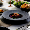 Nordischer Nudelteller aus Steingut für Sterne-Michelin-Restaurant