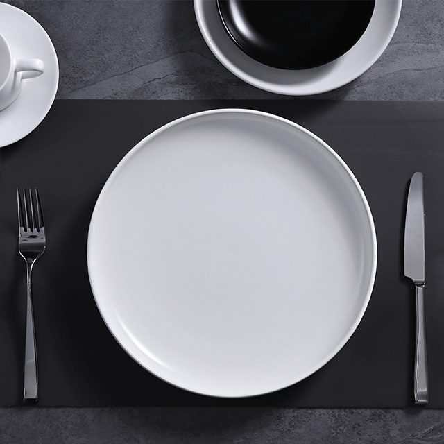 Vorspeisenteller, individuell gestalteter Abendessen-/Dessertteller, runde italienische beste weiße Porzellanteller für Restaurants, Geschirr, Party-Verleih