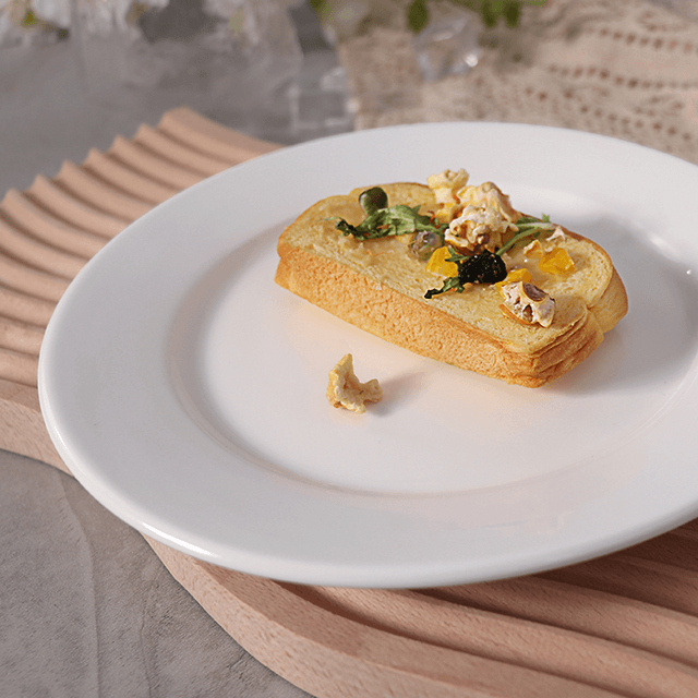 Weißer kundenspezifischer keramischer Partei-Vorspeisen-Teller-Porzellan-Essteller für Gaststätten-Hotel