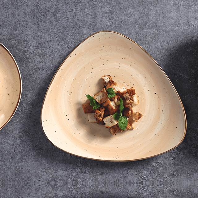 Homeware Restaurantgerichte Frühstücksteller Moderner großer italienischer Truthahnteller aus Keramik