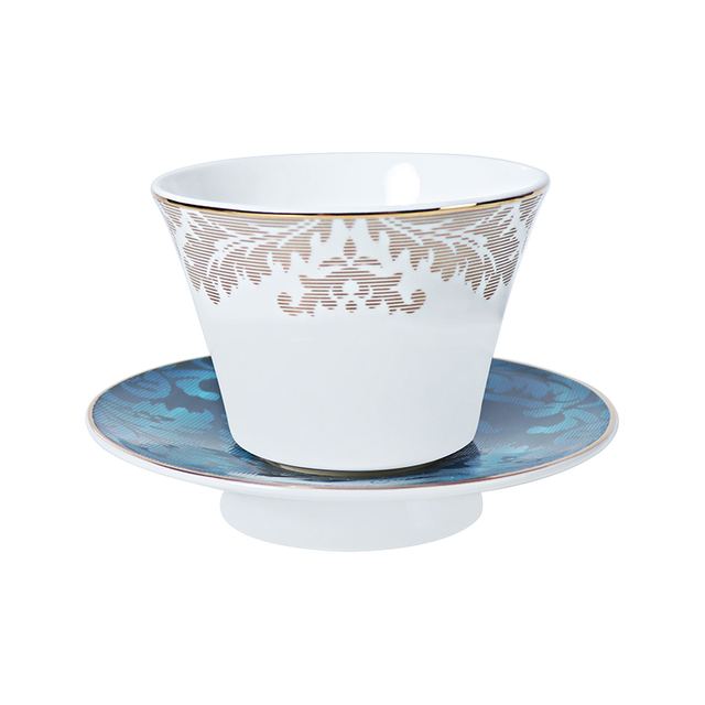 Arabisches Kaffee- und Teetassenset aus Knochenporzellan für das Restaurant