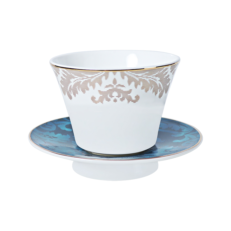 Arabisches Kaffee- und Teetassenset aus Knochenporzellan für das Restaurant