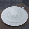 Hotel Ware Teller-Set, Geschirr, weißes Geschirr-Set, Bone China-Geschirr-Set