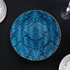 Kasachstan Hotel Dinnerware Luxuriöse Bone China-Geschirrteller