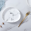 Esszimmer-Set aus weißem und grauem Porzellan, 20,3 cm, moderne Keramikteller, Kochplatte für Hotel-Dinner-Sets, luxuriöse Gerichte