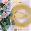 Platzteller aus Glas