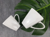 Quadratische Kaffeetasse mit einzigartigem Design
