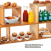 Buffet-Holzpräsentationsständer, Catering-Holzwaren für Hotels
