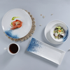 Porzellanfabrik Hotel Supply Geschirr Set Pasta Meeresfrüchte Teller Set Jakobsmuscheln Teller Geschirr Set für Restaurant