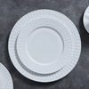 Hotel Ware Teller-Set, Geschirr, weißes Geschirr-Set, Bone China-Geschirr-Set