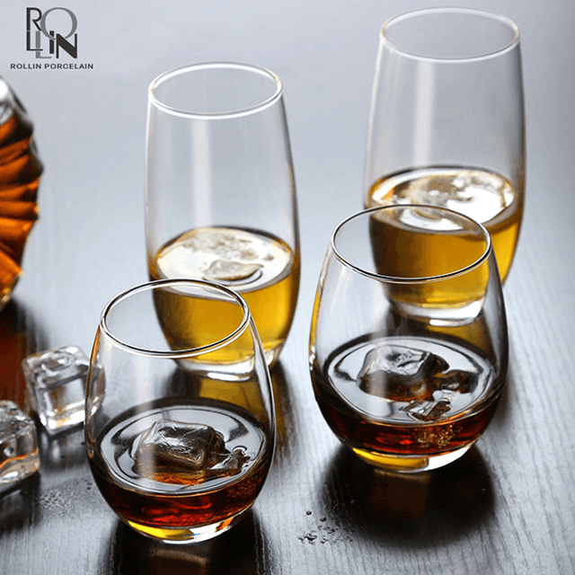 Whiskey-Kristall-Trinkglas, Highball-Glasbecher 