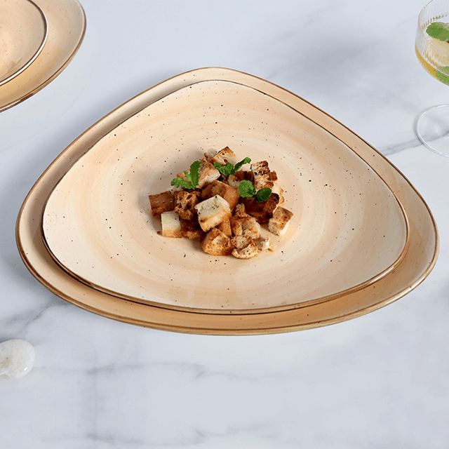 Homeware Restaurantgerichte Frühstücksteller Moderner großer italienischer Truthahnteller aus Keramik