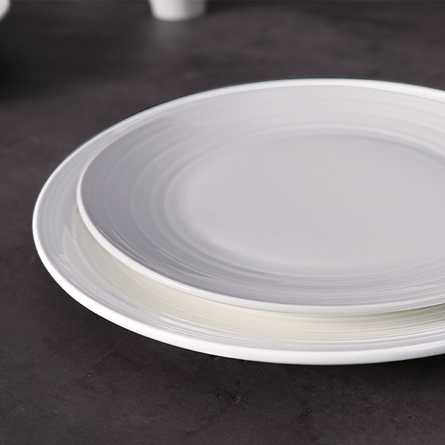 Kitchen Hotel Geschirr White Wave Tafelservice und Teller