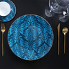 Kasachstan Hotel Dinnerware Luxuriöse Bone China-Geschirrteller