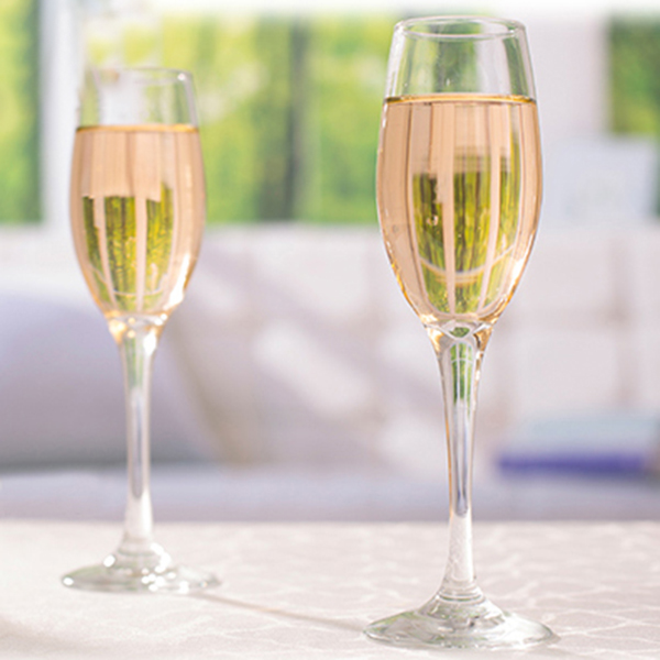 Glas-Geschenkset, maßgeschneidertes Hotelgeschirr, Restaurantgeschirr, 6 Unzen 7,5 Unzen Flötenglas