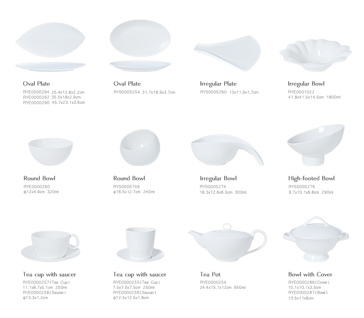 Neue Produktmodelle aus Bone China