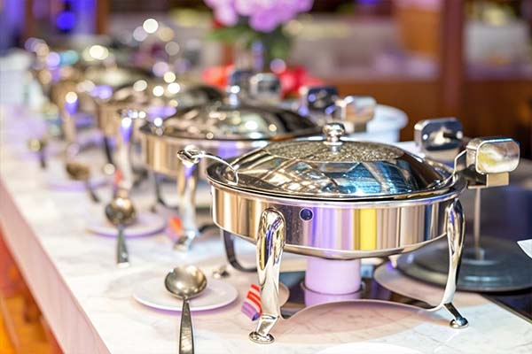 Chafing Dishes für Buffetrestaurants