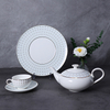 Weißes Geschirr aus Bone China, Bone China-Porzellan, Bone China-Geschirr